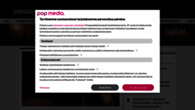 What Pelaaja.fi website looked like in 2023 (This year)
