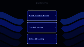 What Putlocker.is website looked like in 2023 (This year)