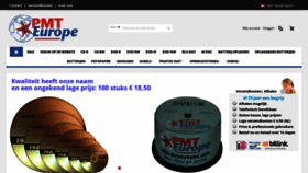 What Pmteurope.com website looked like in 2023 (This year)