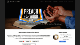 What Preachtheword.com website looked like in 2023 (This year)