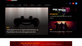 What Pleygamestv.com.br website looked like in 2023 (This year)