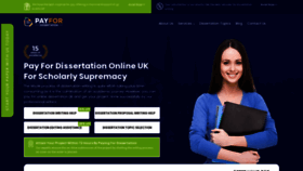 What Payfordissertation.uk website looked like in 2023 (This year)