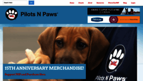 What Pilotsnpaws.org website looked like in 2023 (This year)