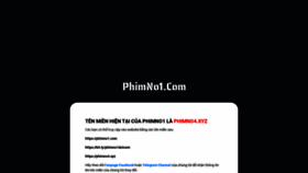 What Phimno1.com website looked like in 2023 (This year)