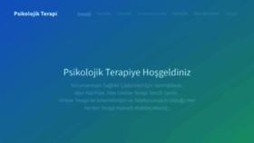What Psikolojikterapi.net website looked like in 2023 (This year)