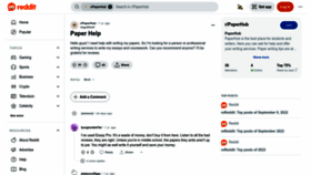 What Paperhelpwritings.net website looked like in 2023 (This year)