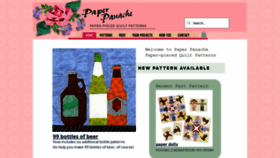 What Paperpanache.com website looked like in 2023 (This year)