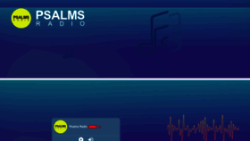 What Psalmsradio.com website looked like in 2023 (This year)