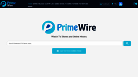 What Primewire.digital website looked like in 2023 (This year)