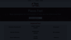 What Places-de-foot.com website looked like in 2023 (This year)