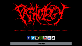 What Pathologyband.com website looked like in 2023 (This year)