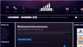 What Payrate.de website looked like in 2023 (This year)