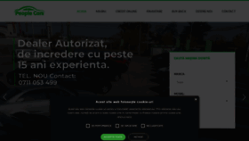 What Peoplecars.ro website looked like in 2023 (This year)