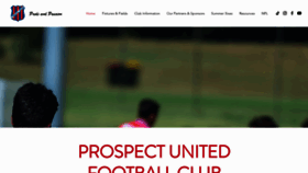 What Prospectunited.com.au website looked like in 2023 (2 years ago)