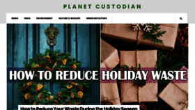 What Planetcustodian.com website looked like in 2023 (This year)