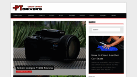 What Ptdrivers.com website looked like in 2023 (This year)