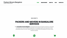 What Packersmoversinbangalore.co.in website looked like in 2023 (1 year ago)