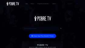 What Pobretv.us website looked like in 2023 (This year)