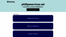 What Phillipsservices.net website looked like in 2023 (This year)