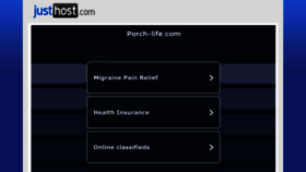 What Porch-life.com website looked like in 2024 (1 year ago)