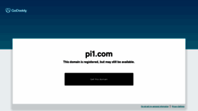 What Pi1.com website looks like in 2024 