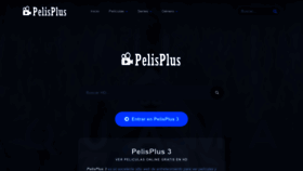 What Pelisplus3.show website looks like in 2024 