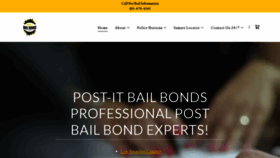What Postitbailbonds.com website looked like in 2024 (1 year ago)