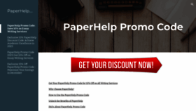 What Paperhelp.promo website looks like in 2024 