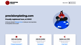 What Precisionplating.com website looked like in 2024 (1 year ago)