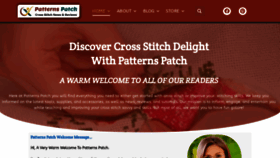What Patternspatch.com website looks like in 2024 