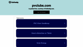 What Pvclubs.com website looks like in 2024 