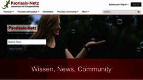 What Psoriasis-netz.de website looks like in 2024 