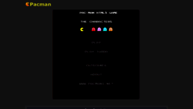 What Pacman1.net website looks like in 2024 