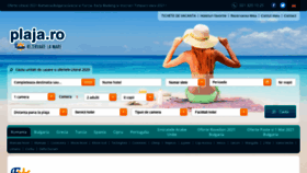 What Plaja.ro website looks like in 2024 