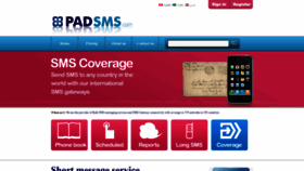 What Padsms.net website looks like in 2024 