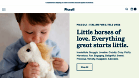 What Piccolihorses.com website looks like in 2024 