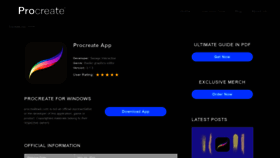What Procreatewin.com website looked like in 2024 (1 year ago)
