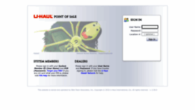 What Pos.uhaul.net website looks like in 2024 