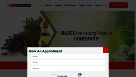 What Positivehomeopathy.com website looks like in 2024 