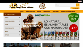 What Piensoparaperrosygatos.com website looks like in 2024 