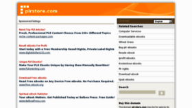 What Plrstore.com website looked like in 2011 (12 years ago)