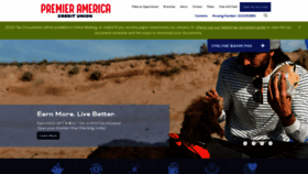 What Premieramerica.com website looks like in 2024 