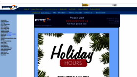 What Powerone.ca website looks like in 2024 