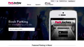 What Parkjockey.com website looks like in 2024 