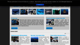 What Podvodni.hr website looks like in 2024 