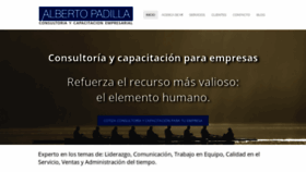 What Padillaconsultoria.com website looks like in 2024 