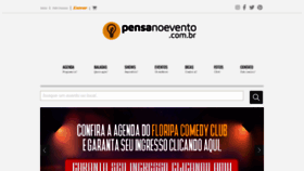 What Pensanoevento.com.br website looks like in 2024 