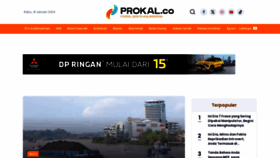 What Prokal.co website looks like in 2024 