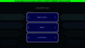 What Playdesi.xyz website looks like in 2024 