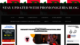What Promonigeria.com.ng website looks like in 2024 